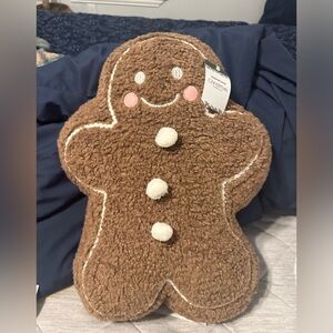 New Christmas Gingerbread man decorative pillow